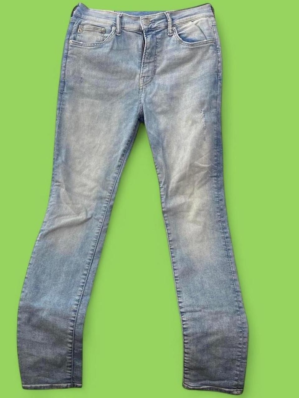H&M Men's Skinny Jeans in Light Blue Wash